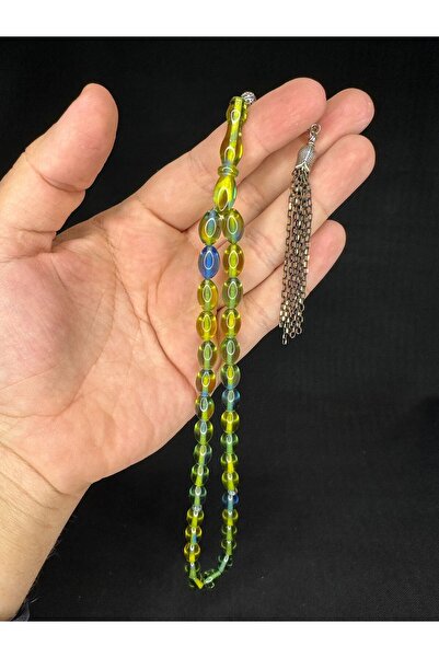 Anemore Collection مسحوق القنب الاستدعاء اللون الأخضر والأزرق قطع الشعير 12MM...