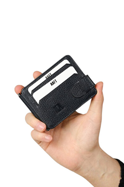 MFT Leather Design BOSS HAKİKİ Чорний шкіряний чоловічий гаманець - 3115