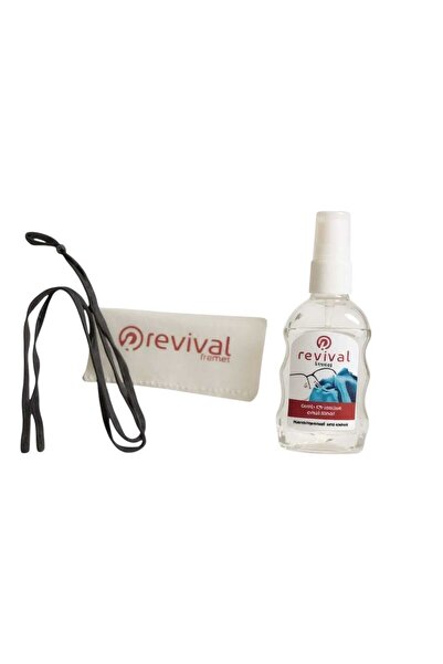 Revival Frames Çerçeve Gözlük Silme Seti Bezi İpi Spreyi Bir Arada