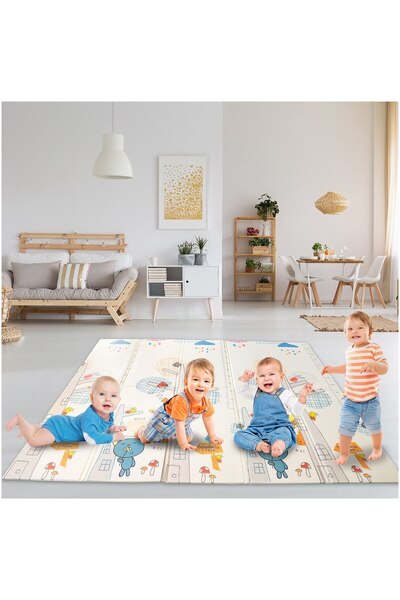SOLTOY Extra Thick Thermal Play Mat 200 x 180 cm x 1 cm, World SOLTOY®, Waterproof, Foldable