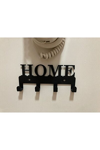 Genel Markalar (HOME) Metal Anahtar Askılığı - Dekoratif Anahtarlık -3art