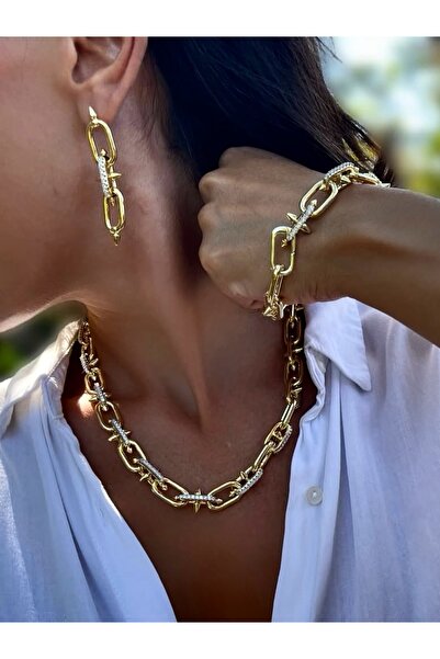 Sense of Atelier قلادة تفنى المرصعة بالأحجار