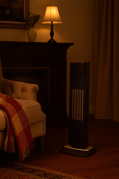 homenter Voltomat 2000W Termostatlı Kule Tipi Seramik Fanlı Isıtıcı