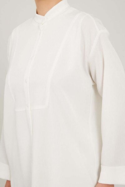 Levidor Ecru Pleated Judge Collar Fabric Set