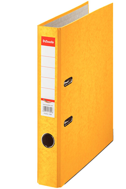 Esselte Rainbow A4 50 mm yellow cardboard filing cabinet