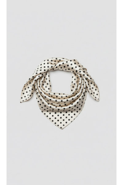 miremiran Fular bandana 70x70 puantıyelıler saten diğer canlılar şifon kumaştır.