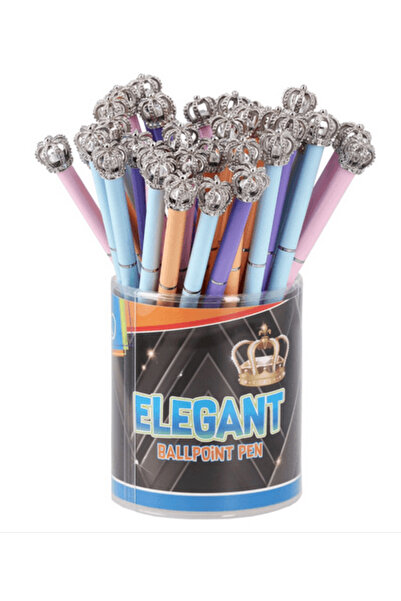 Sazio Pix metalic cu bilă 1.0 mm, scriere albastră Crown