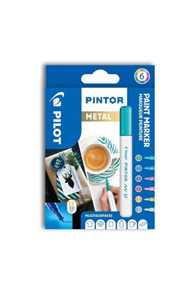 Pilot Set Pintor mix metalic 6 culori EF