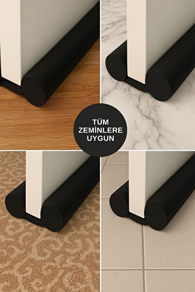 FIESSE 4 Adet Çift Taraflı Kapı Altı Eşik Işık Ses Toz Soğuk Rüzgar Önleyici Rüzgarlık Isı Yalıtım Süngeri