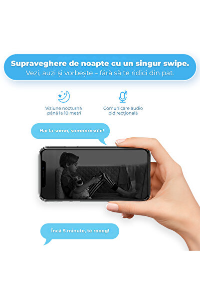 OEM Baby Monitor, WiFi Indoor ZOSI C518 2K Pan-Tilt, 360° Rotation, Night Vision