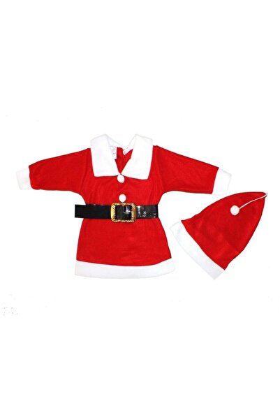 Bebişim Bebe Girl's Red Christmas Costume