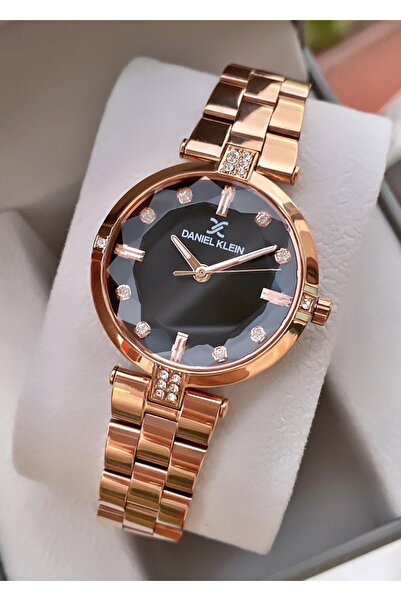 Daniel Klein Marka Rose Gold Renk 2 Yıl Garantili Kadın Kol Saati - Bileklik Hediyeli