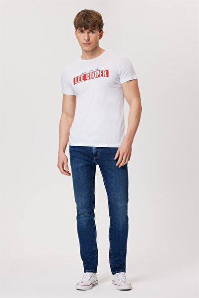Lee Cooper Jack Men's Jean Trousers Neretva Db Mid