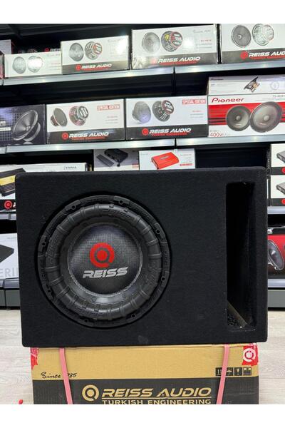 Reiss Audio Rs-Kx12 D2 L Port MDF Özel Kabinli 4000wat 2000 Rms 30cm Subwoofer Bas Çift Bobin