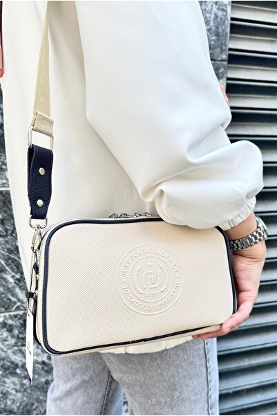 Just Polo Justpolo Women's 5-Compartment Adjustable Long Strap Shoulder Bag Messenger Bag