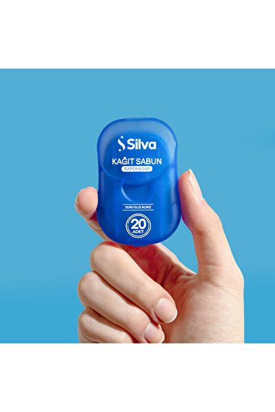 Silva Kağıt Sabun 5'li (5 PAKET X 20 ADET)