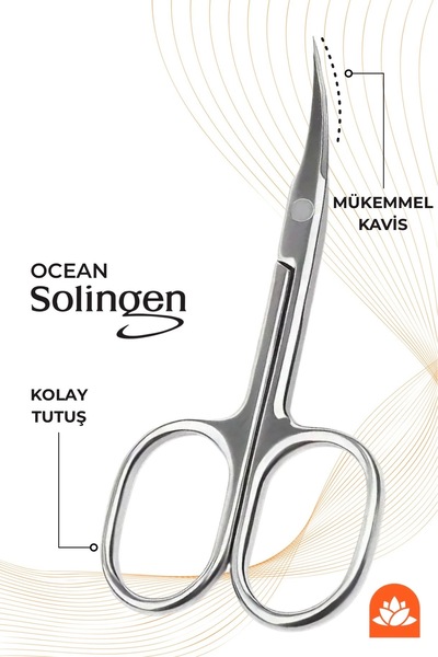 Güzellik Deposu Solingen Tırnak Eti Manikür Makası,tırnak Et Makası Paslanmaz Çelik Profesyonel Bileyli