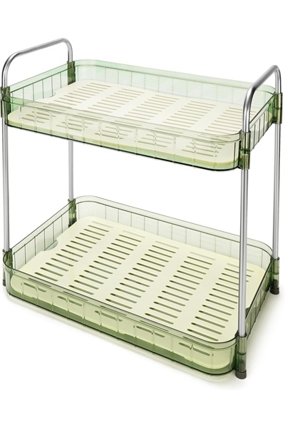 Belle Vous Organizator universal, 2 niveluri, antiderapant, 38 x 23 x 12 cm, ...