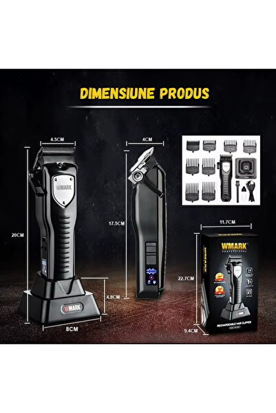 BIRAI Sonic Professional Hair Clipper (7000 RPM, USB Fast Charge, Titanium/Steel Blades)