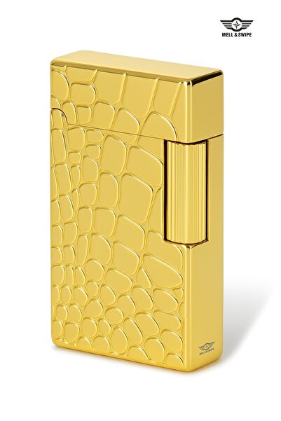 MELL & SWIPE Kişiye Özel İsim Baskılı Lüks Hediyelik Gazlı Pürmüz Alevli Yan ...