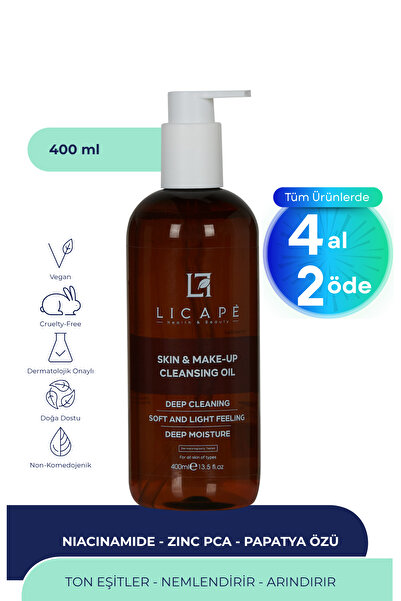 Licape İki Aşamalı Cilt Ve Makyaj Temizleme Yağı 400 ml