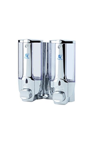 Omnipazar Xinda ZYQ138SK Dozator de săpun lichid și șampon 2 bucăți cromat 2x380 ml