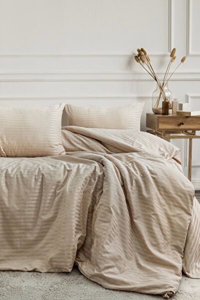 BESTİNA GOLD Комплект двоен плик за завивка от памучен сатен