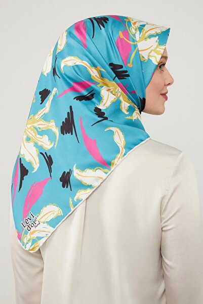 Levidor Φουλάρι με μοτίβο με πράσινο φύλλο νερού