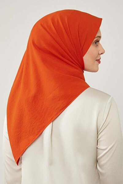 Levidor Cazz Square Πορτοκαλί βαμβακερό κασκόλ