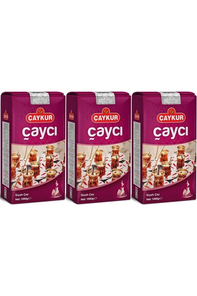 Çaykur Çaycı Tea 3kg (3Pk*1Kg)