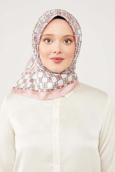 Levidor Κασκόλ Salmon LVD με τύπωμα Trend Twill