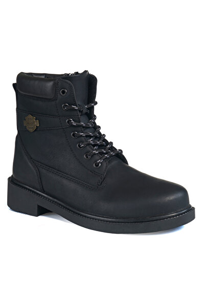 Lennox Erkek Siyah Yüksek Tabanlı Bot