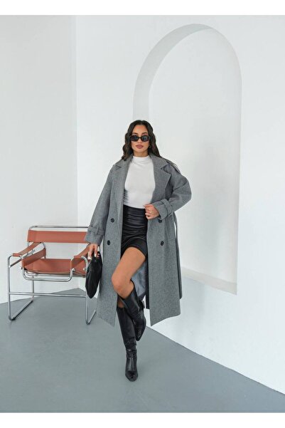 Chef d'atelier Palton premium de iarnă pentru femei, cu centură în talie