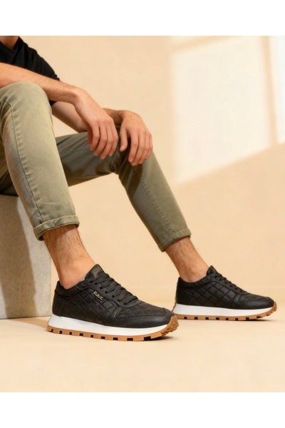 Knack Casual Shoes 002 Quilted Black