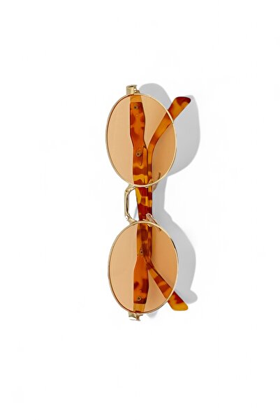 COOLANDBETTER Astor Retro Oval Metal Sunglasses – Gold Frame |   Uv400 Protection Lens