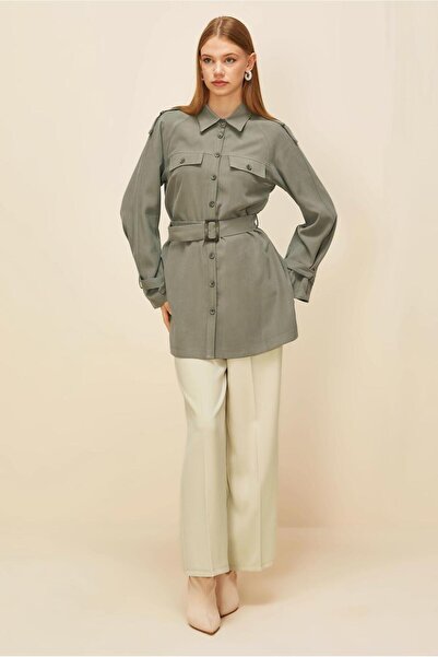 Alvina Elastic Waist Pants 70926