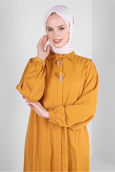 Alvina STONE TASSEL DETAILED HIDDEN BUTTON TUNIC 43502