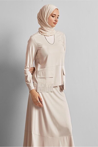 Alvina Cep Detail Skirt Suit 45634