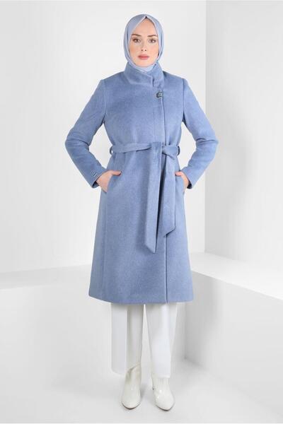 Alvina معطف جيب بحزام 90459