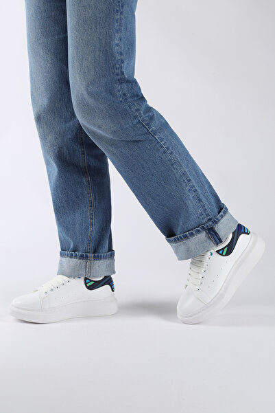 Benetton White Women's Sneaker Urban Glide