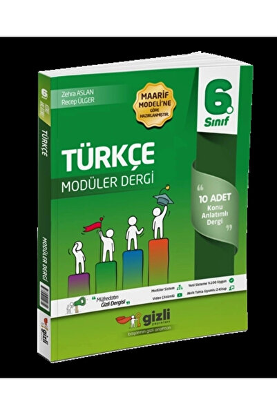 Gizli Yayınları 6. Sınıf Türkçe Müfredatın Gizli Dergisi Gizli Yayınları