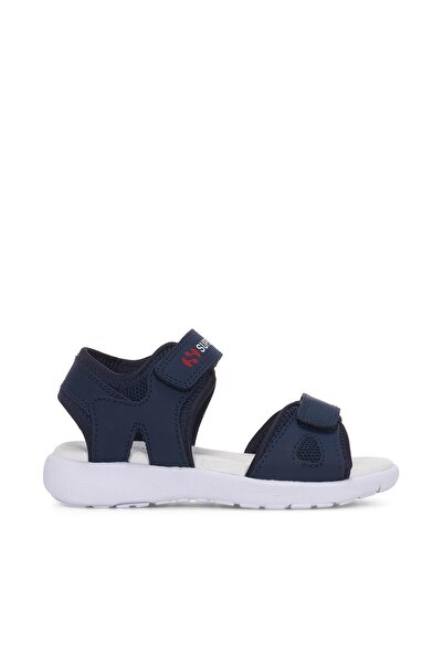 Superga 3999 Kids Faux Nubuck Mesh Çocuk Unisex Mavi Sandalet