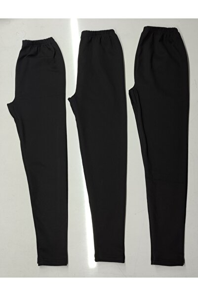 Medament 3-Piece Underwear Sha Fleece-Lined Workwear Tights (Black)