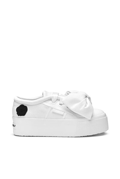 Superga 2790 Cotton Bow Viktor & Rolf Kadın Beyaz- Siyah Sneaker