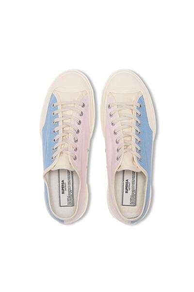 Superga 2432 Works Low Cut Multi-Color Denim Yarn Dyed Unisex Mavi-Pembe Sneaker