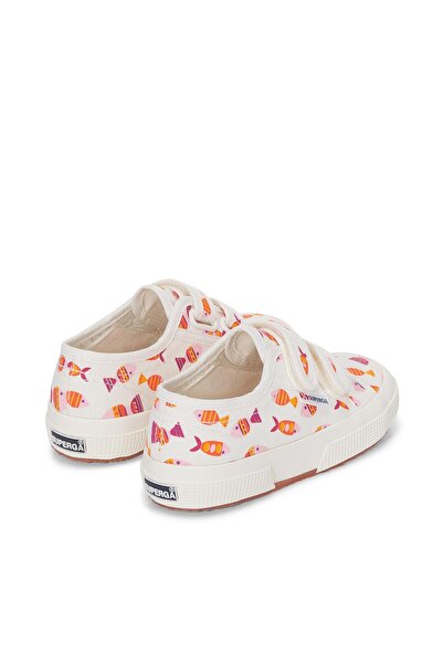 Superga 2750 Kids Straps Candy Fish Erkek Çocuk Beyaz Sneaker