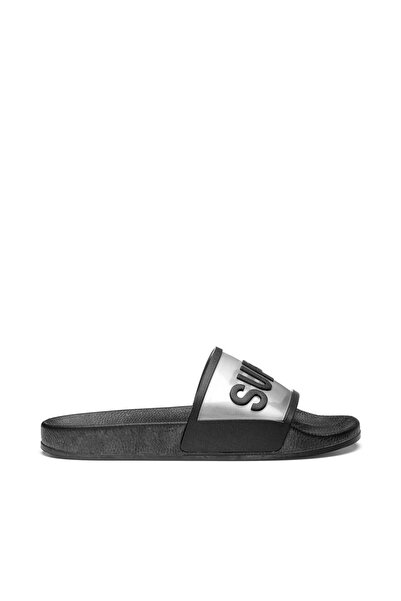 Superga 1908 Slides Clear İdentity Unisex Siyah Terlik