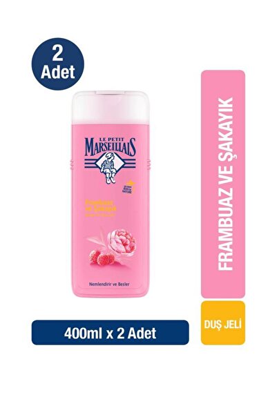 Le Petit Marseillais Duş Jeli Frambuaz Ve Şakayık 400 ml x2