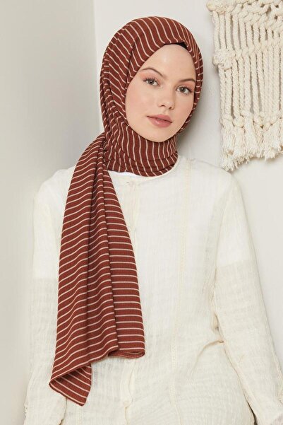 Levidor Coral Striped Harmony Shawl