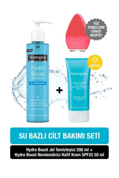 Neutrogena Hydro Boost Water Gel Temizleyici 200 ml + Hydro Boost Nemlendiric...